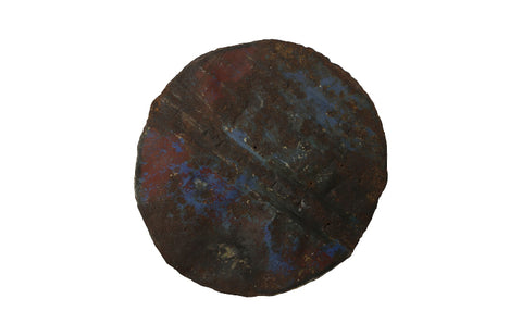 Reclaimed Oil Drum Wall Disc Individual Pieces, Assorted Colors and Depths