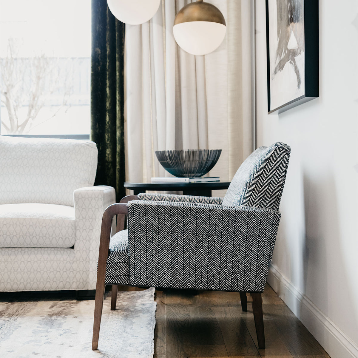 tusk fabric chair - Hedi's Furniture