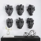 SELF-PORTRAIT WALL DECOR, GRAY, S/6 - Hedi's Furniture