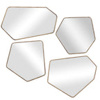 Linneah Mirrors, Gold, S/4 - Hedi's Furniture