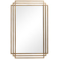 AMHERST MIRROR, GOLD - Hedi's Furniture