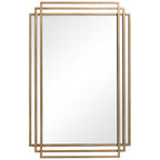 AMHERST MIRROR, GOLD - Hedi's Furniture