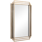 AMHERST MIRROR, GOLD - Hedi's Furniture