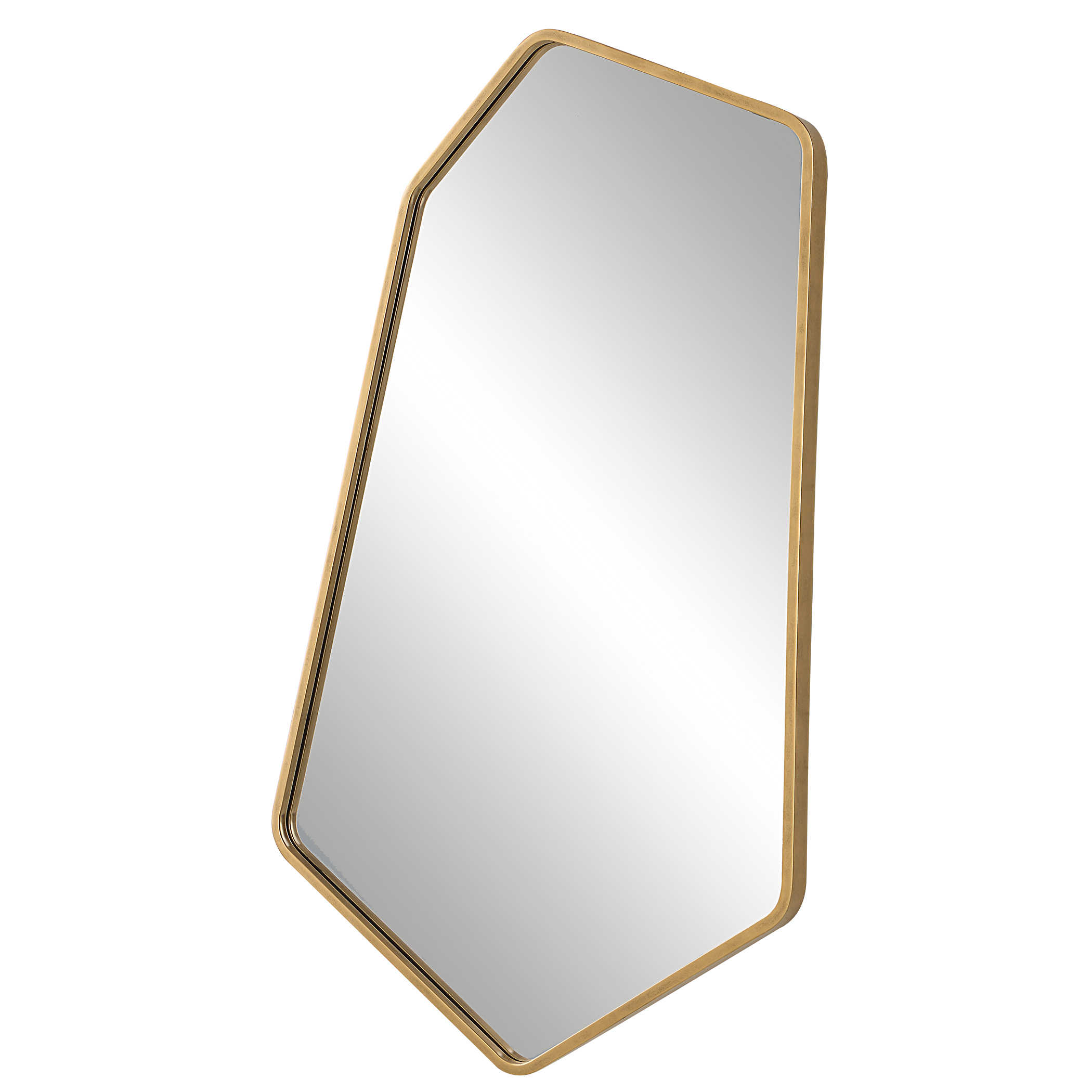 Linneah Large Mirror, Gold - Hedi's Furniture