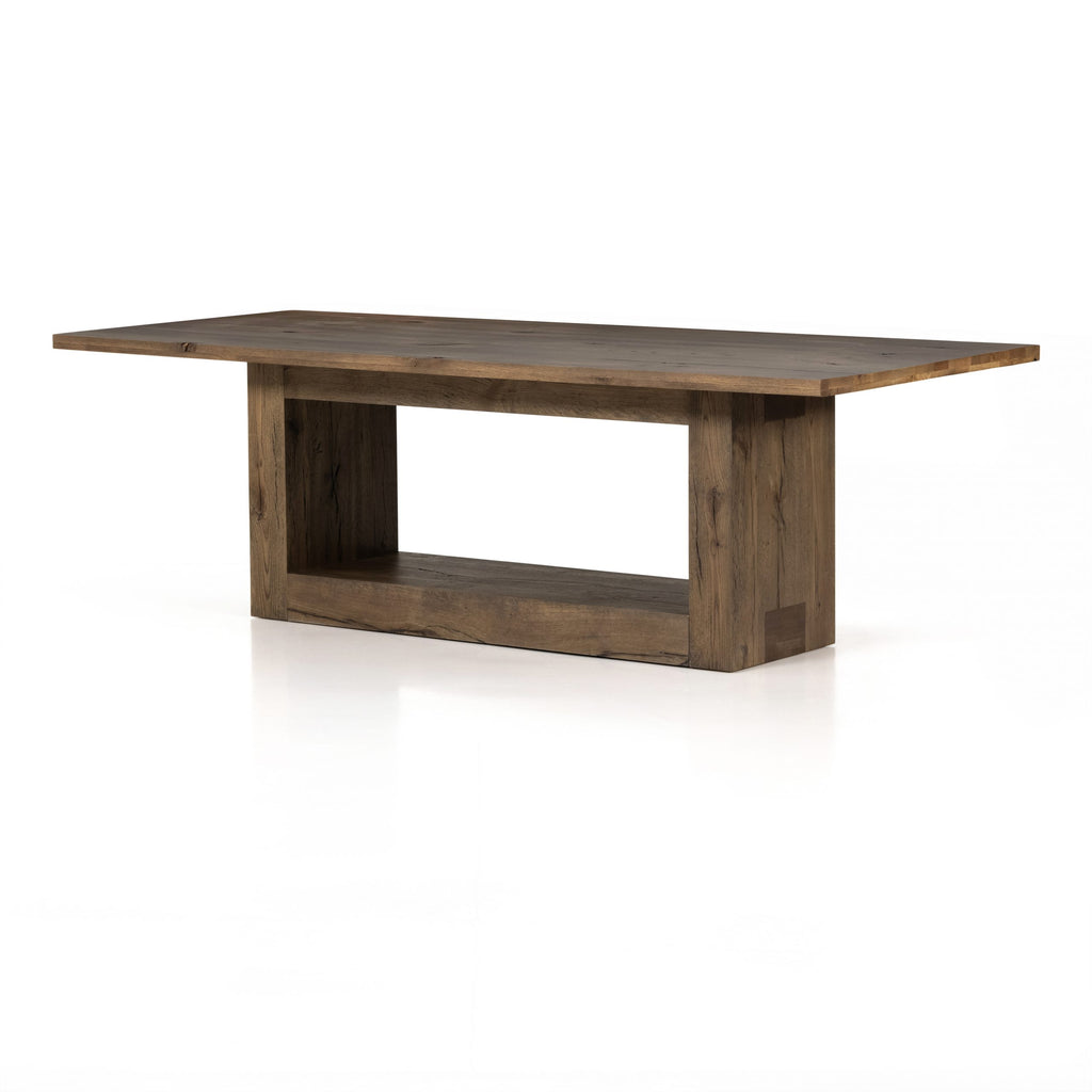 Perrin Dining Table 93 in Rustic Fawn - Hedi's Furniture