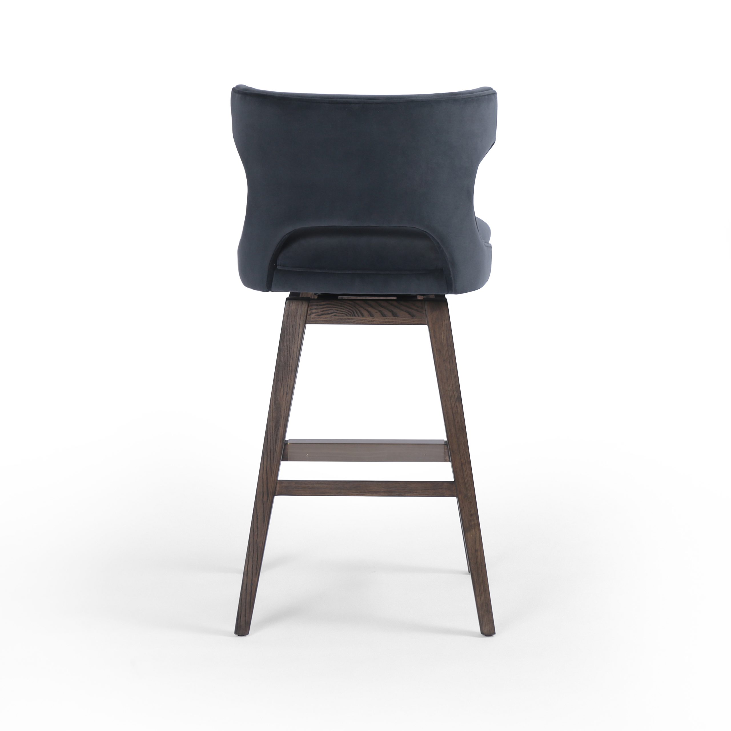 TASK SWIVEL STOOL-MODERN VELVET-BAR - Hedi's Furniture
