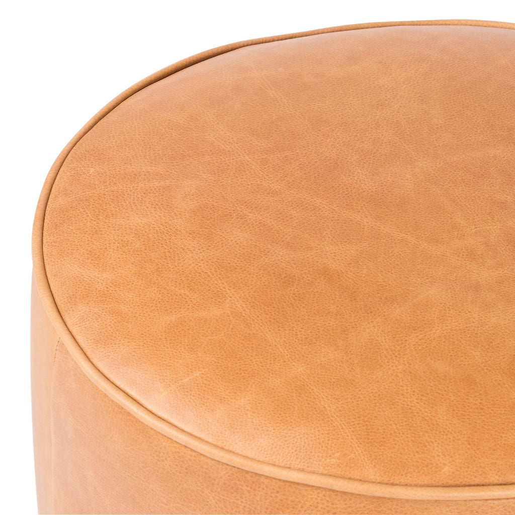 SINCLAIR ROUND OTTOMAN - Hedi's Furniture