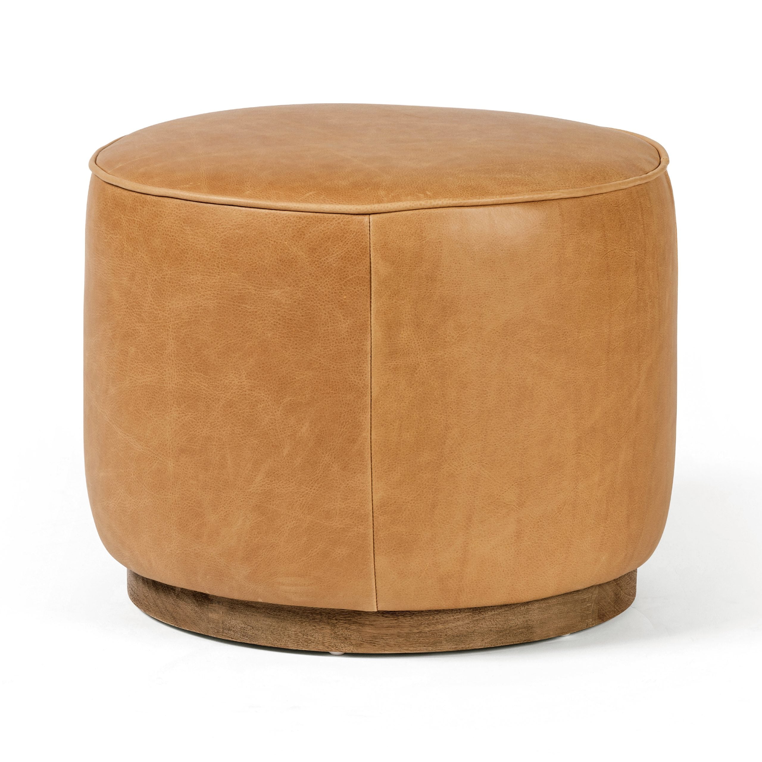 SINCLAIR ROUND OTTOMAN - Hedi's Furniture