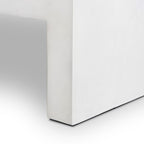 PARISH COFFEE TABLE-WHITE CONCRETE - Hedi's Furniture