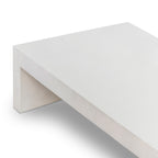 PARISH COFFEE TABLE-WHITE CONCRETE - Hedi's Furniture