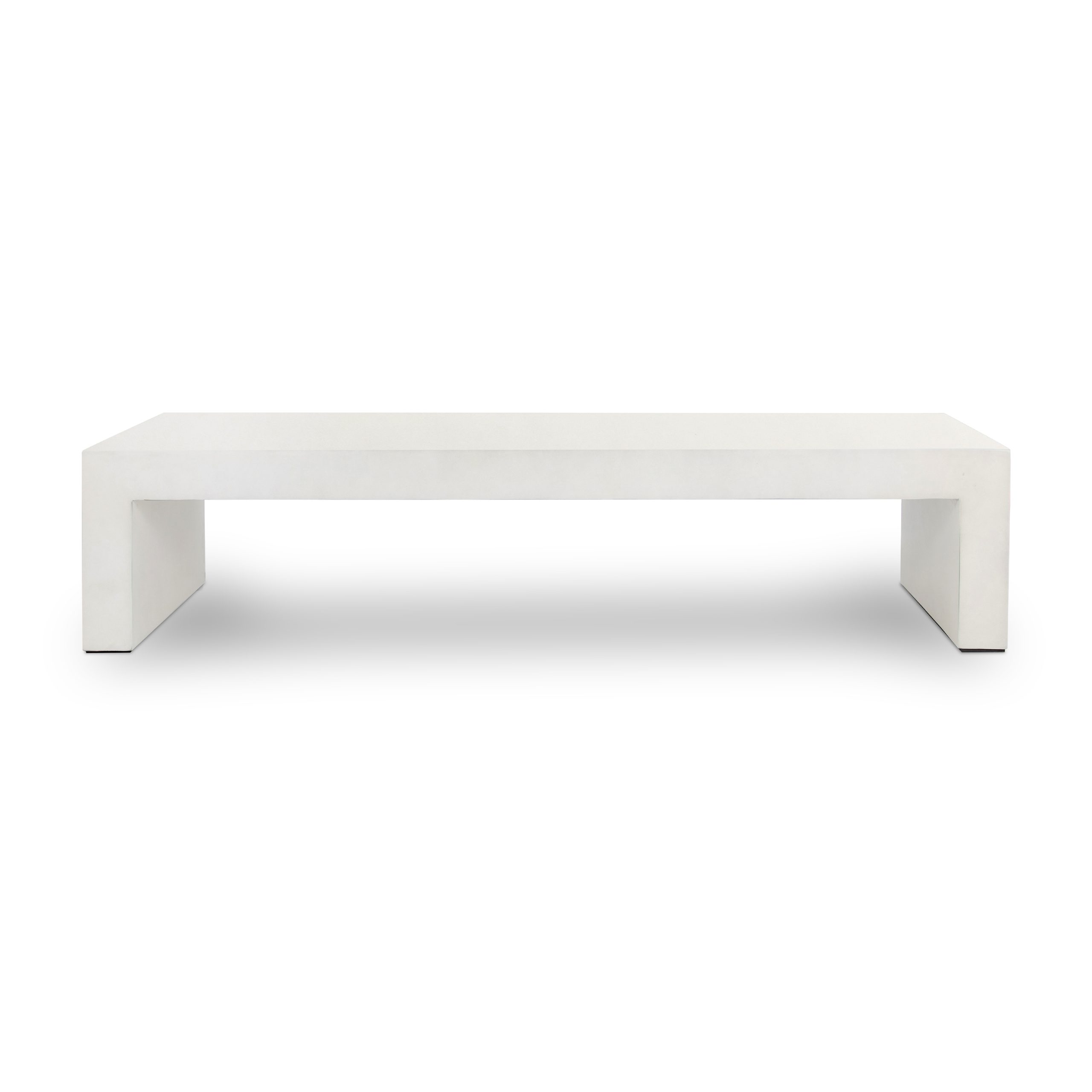 PARISH COFFEE TABLE-WHITE CONCRETE - Hedi's Furniture
