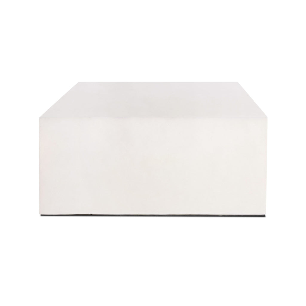 PARISH COFFEE TABLE-WHITE CONCRETE - Hedi's Furniture