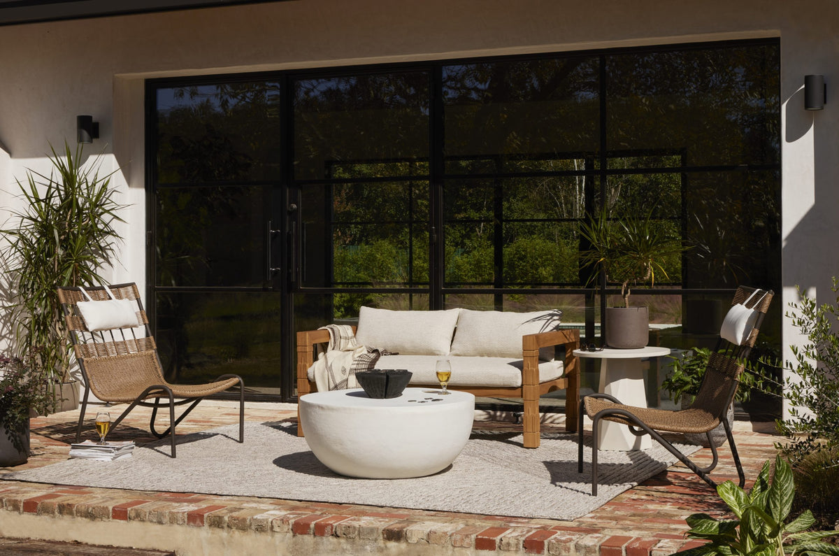 Basil Outdoor Round Coffee Table - Hedi's Furniture