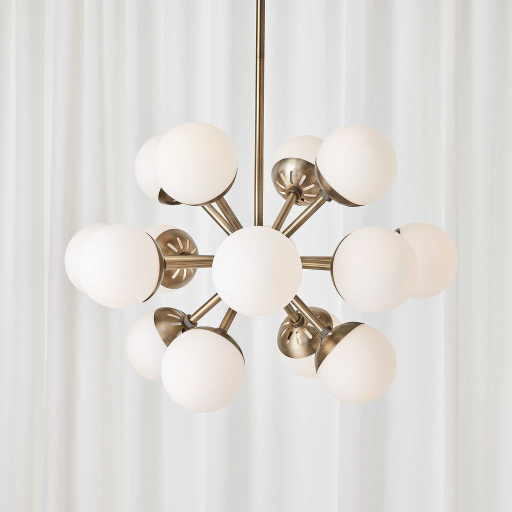 Droplet, 16 Lt Chandelier - Hedi's Furniture