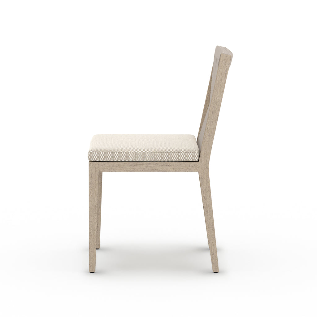 SHERWOOD OUTDOOR DINING CHAIR- BROWN/SAND - Hedi's Furniture