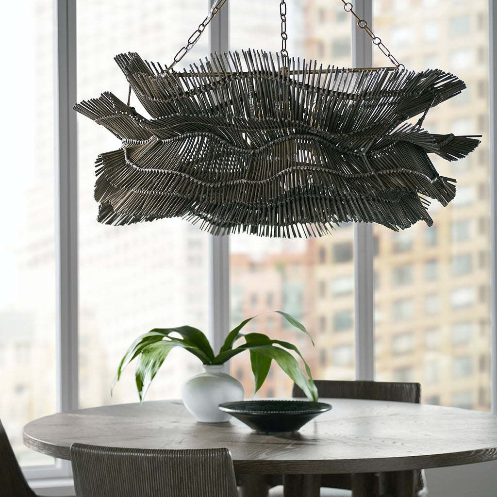 Miramar Chandelier Grey - Hedi's Furniture