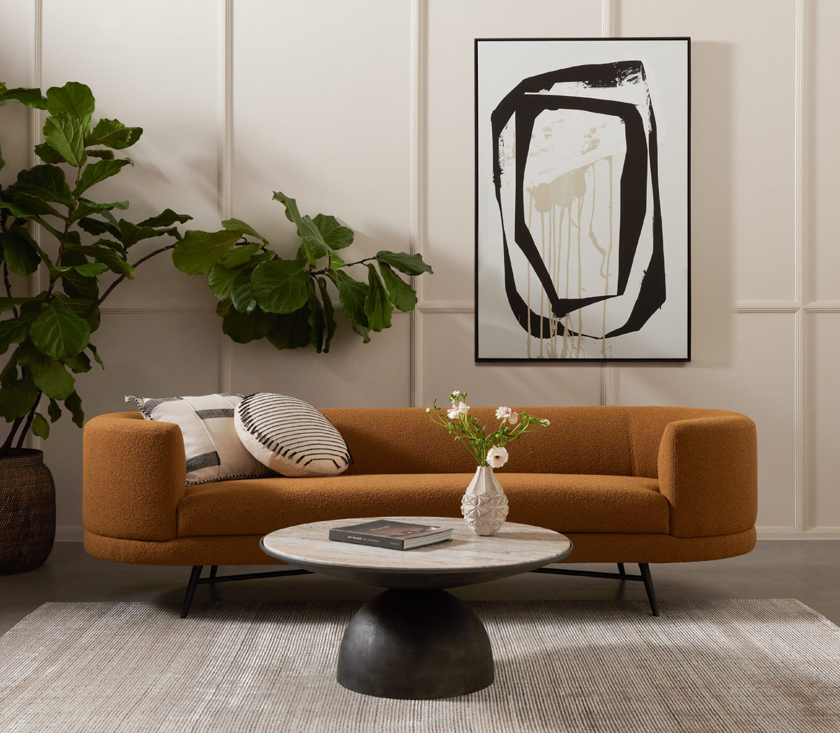 CORBETT COFFEE TABLE-CREAMY TAUPE - Hedi's Furniture