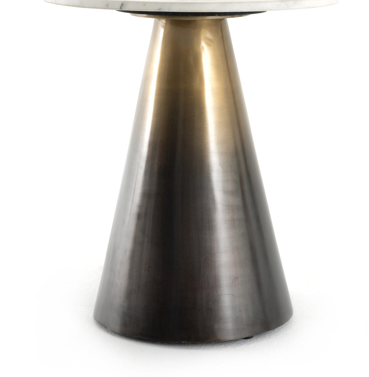 Armon End Table - Ombre Antique Brass - Hedi's Furniture