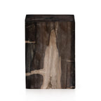 BUCK END TABLE-DARK PETRIFIED WOOD - Hedi's Furniture