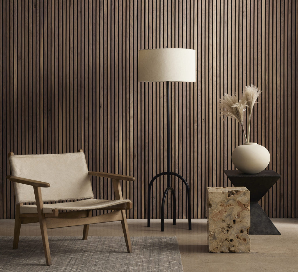 FAYDON END TABLE-ROMANO FOSSE TRAVERTINE - Hedi's Furniture