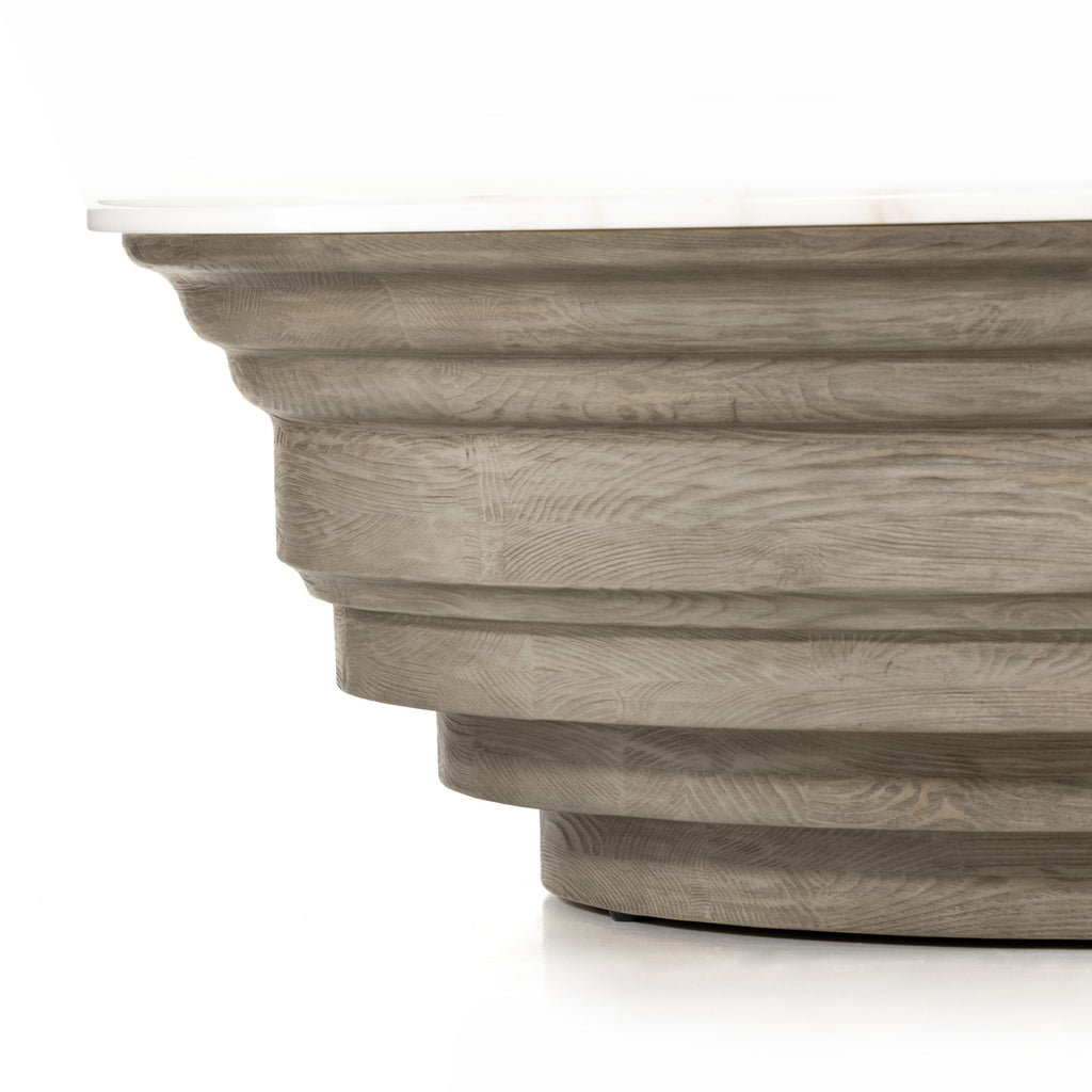 Caldwell Stone Coffee Table - Hedi's Furniture