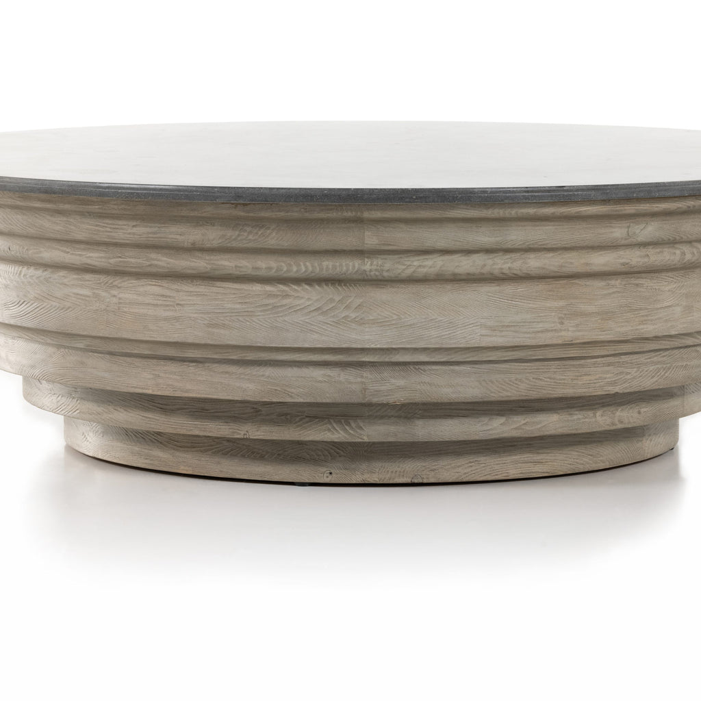 Caldwell Stone Coffee Table - Hedi's Furniture
