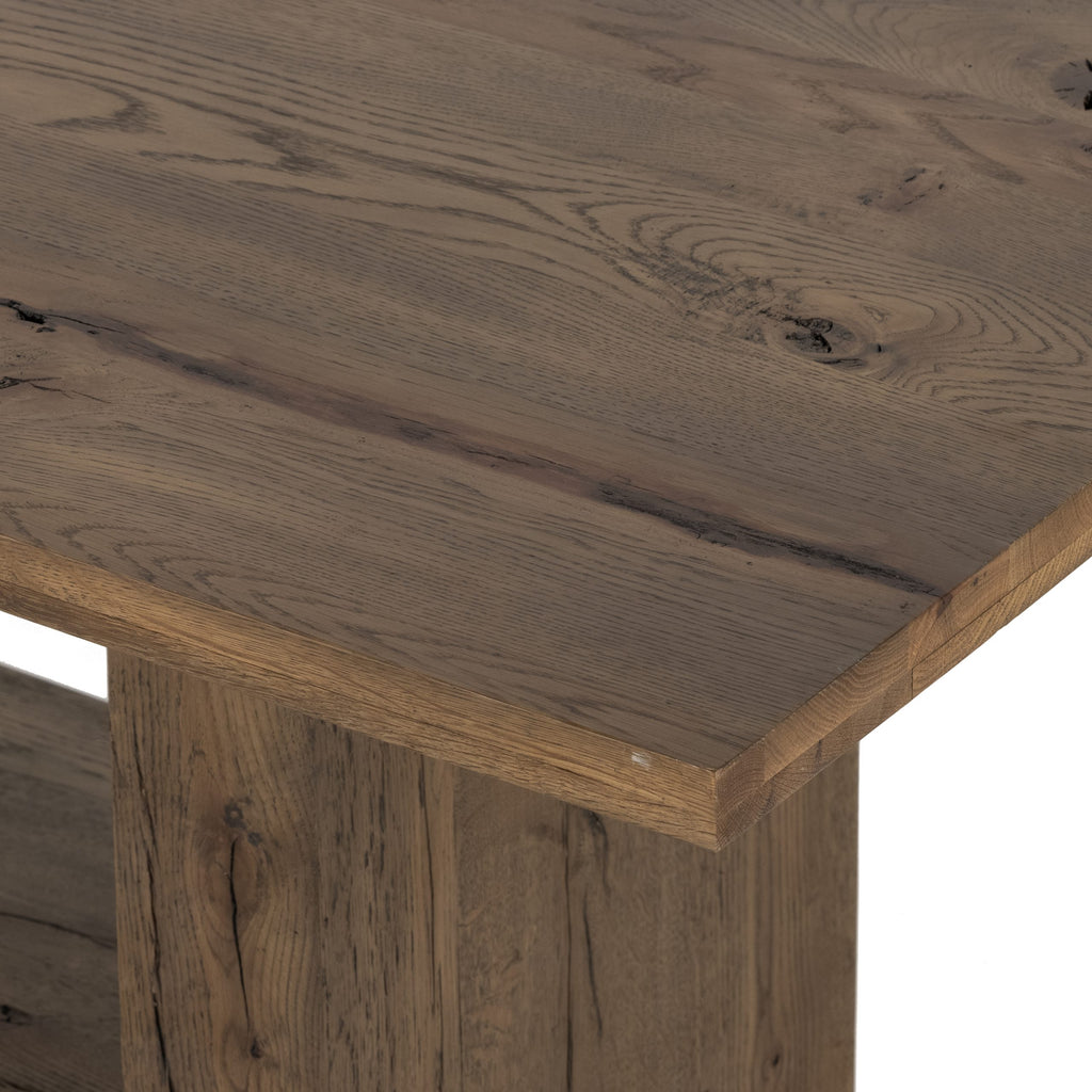 Perrin Dining Table 93 in Rustic Fawn - Hedi's Furniture