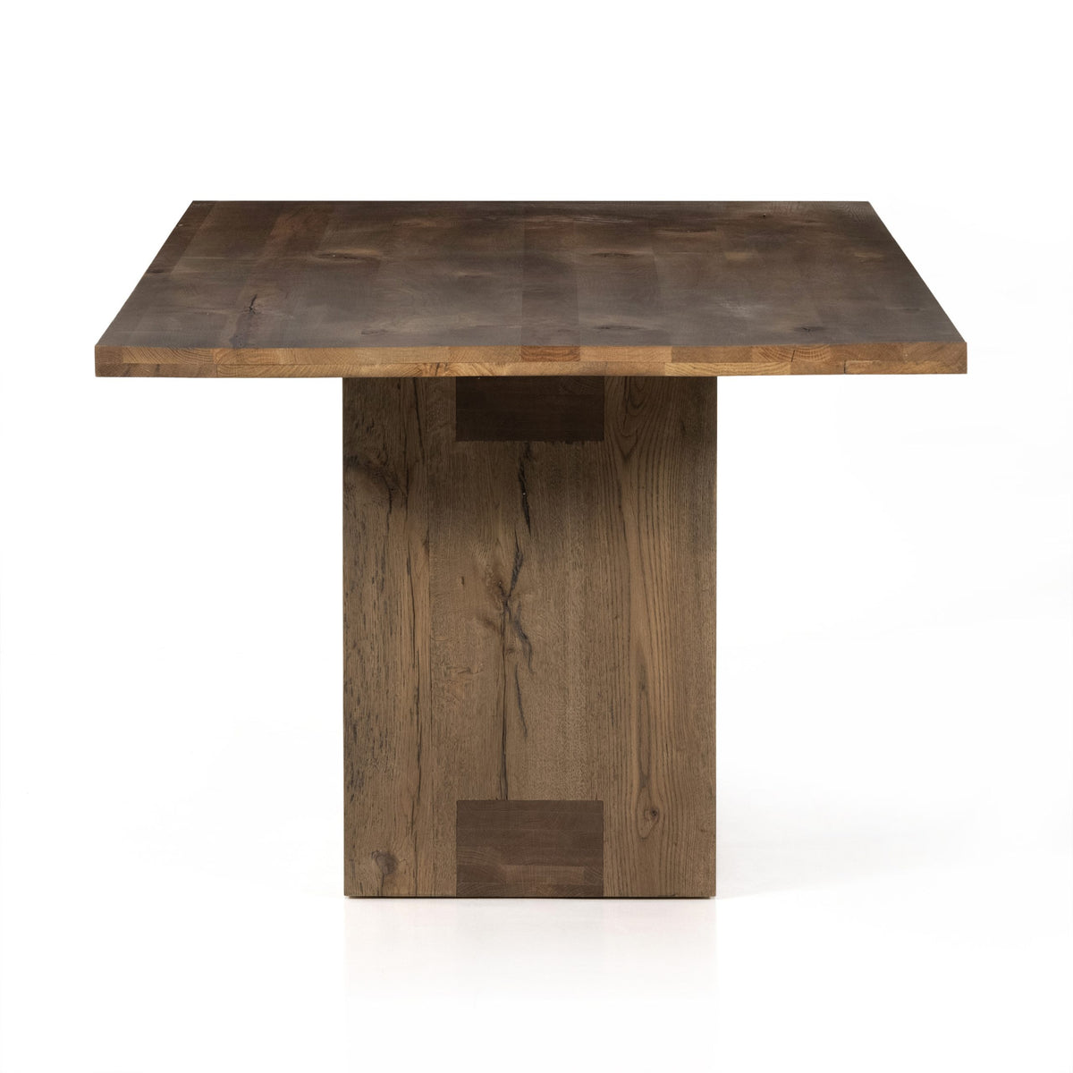 Perrin Dining Table 93 in Rustic Fawn - Hedi's Furniture
