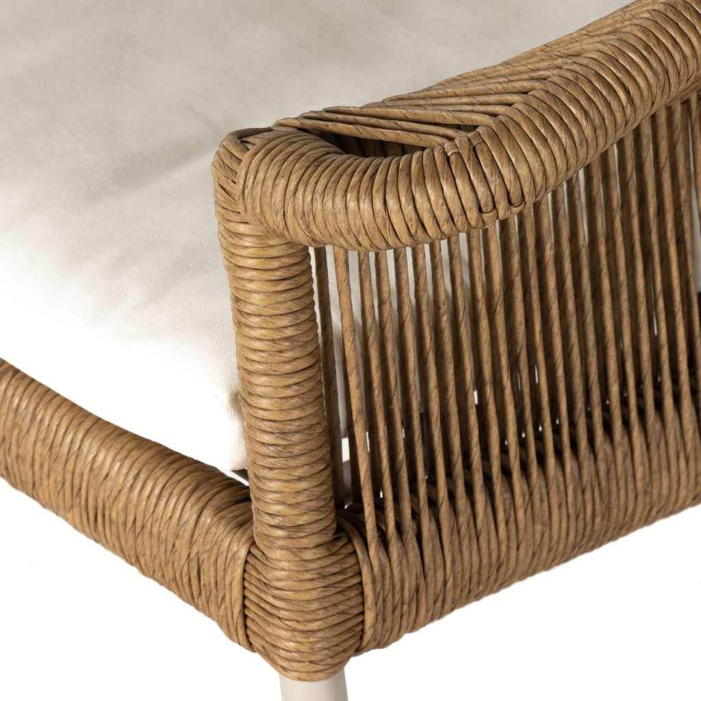 IRVING OUTDOOR DINING ARMCHAIR-SAND - Hedi's Furniture