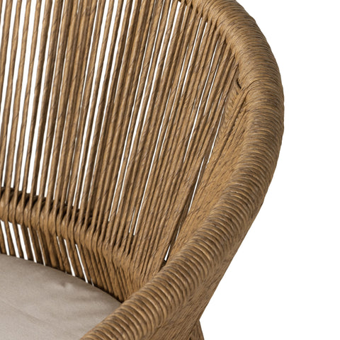 IRVING OUTDOOR DINING ARMCHAIR-SAND - Hedi's Furniture
