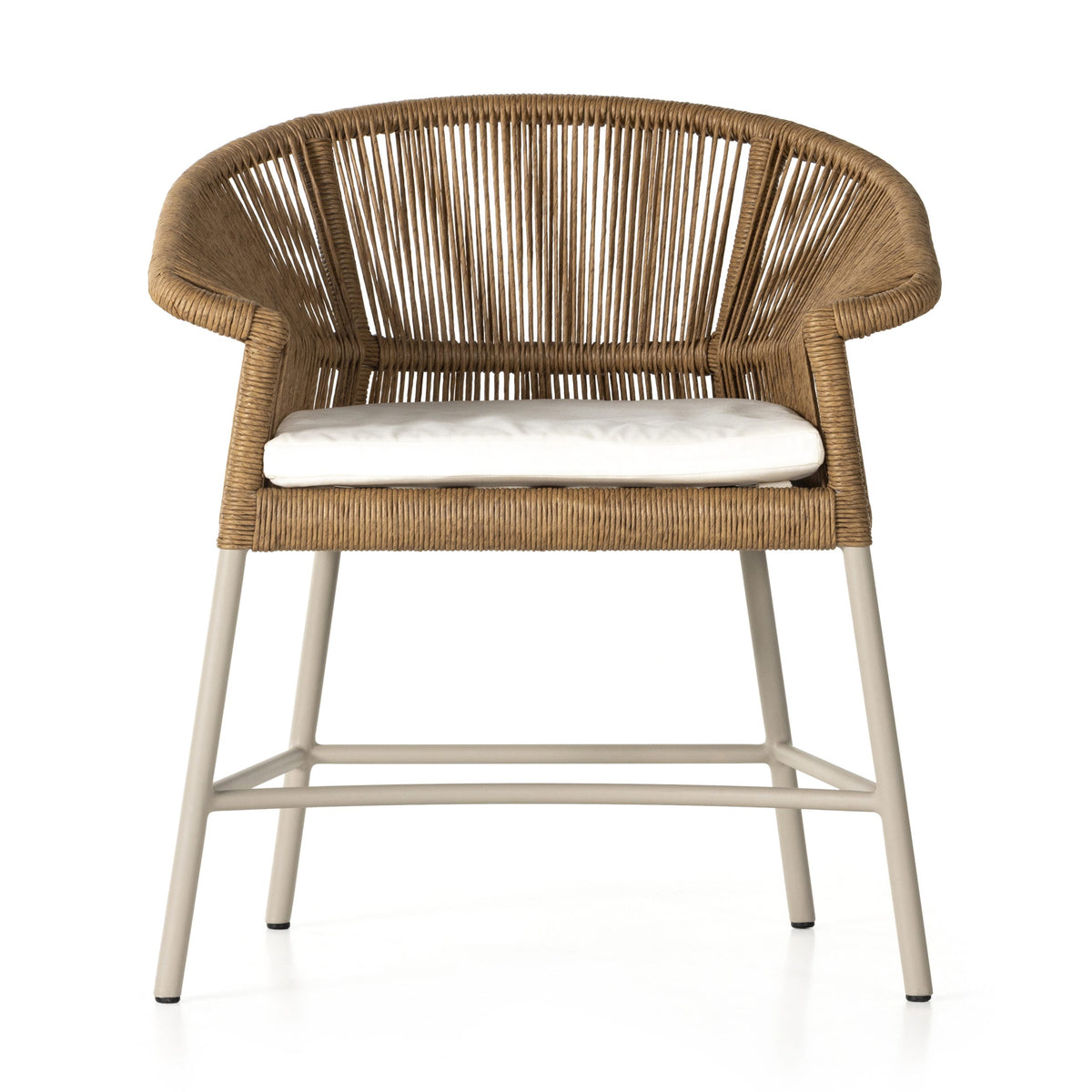 IRVING OUTDOOR DINING ARMCHAIR-SAND - Hedi's Furniture