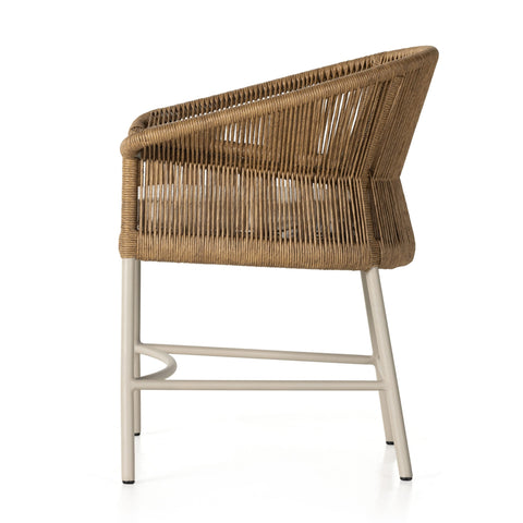 IRVING OUTDOOR DINING ARMCHAIR-SAND - Hedi's Furniture