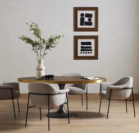 EVANS OVAL DINING TABLE - Hedi's Furniture