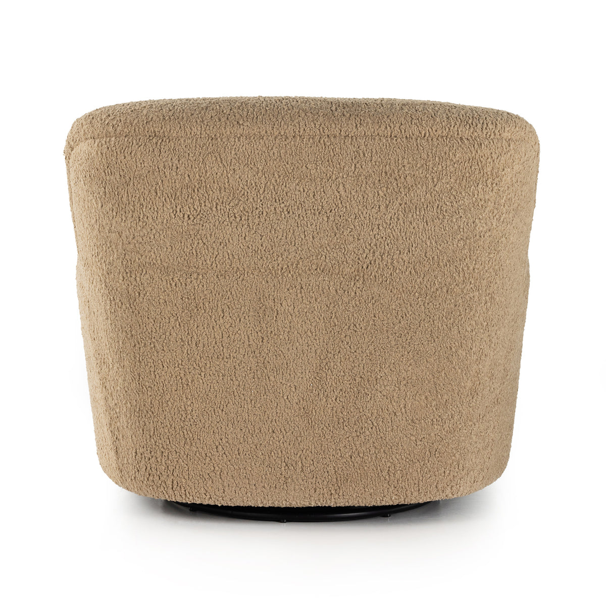 Kadon Swivel Chair-Sheepskin Camel - Hedi's Furniture