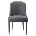 Brie Armless Chair in Gray - Hedi's Furniture