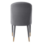 Brie Armless Chair in Gray - Hedi's Furniture