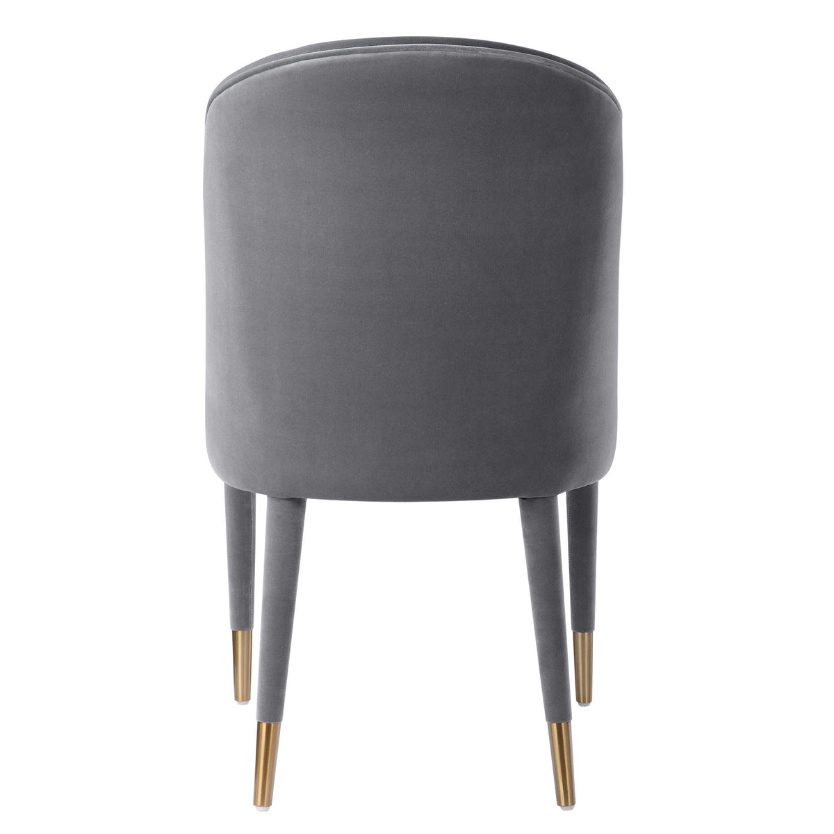 Brie Armless Chair in Gray - Hedi's Furniture