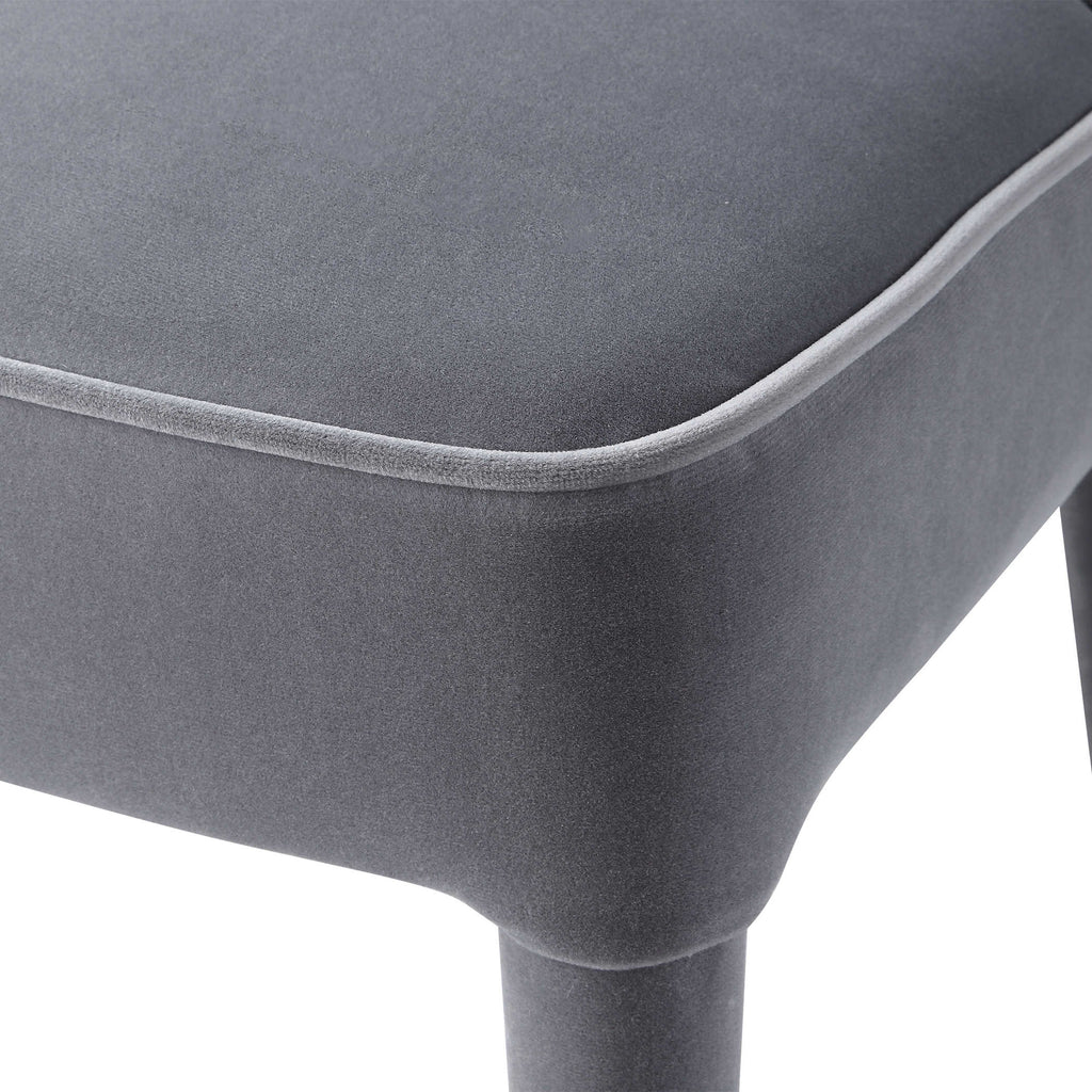 Brie Armless Chair in Gray - Hedi's Furniture