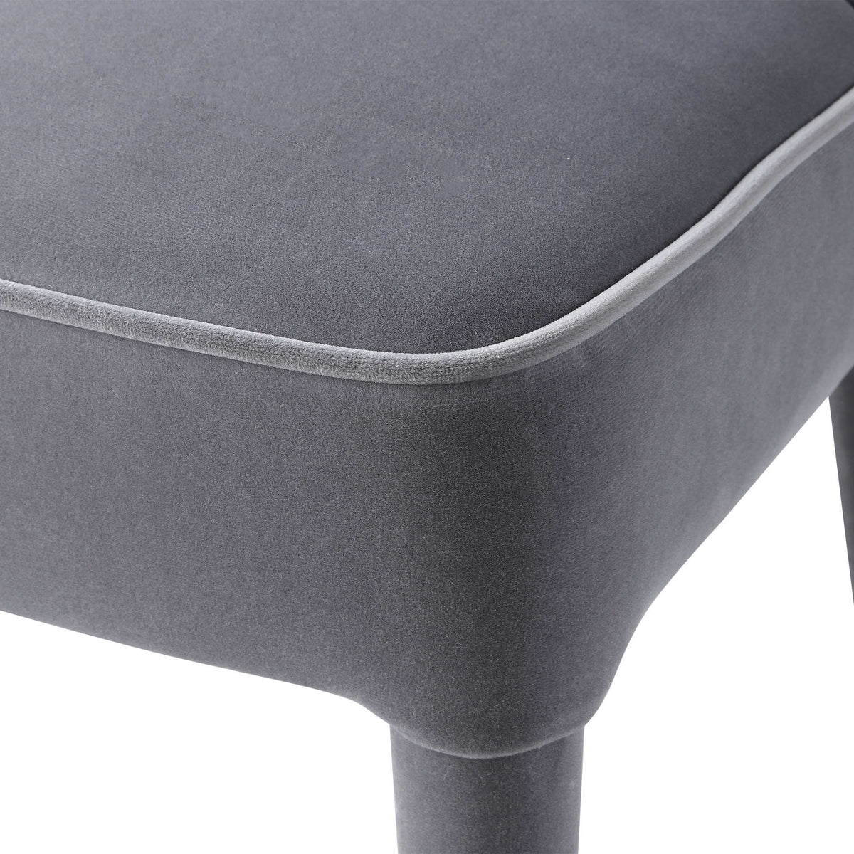 Brie Armless Chair in Gray - Hedi's Furniture