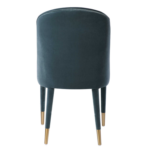 Brie Armless Chair in Blue - Hedi's Furniture