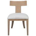 Idris Armless Chair, Natural - Hedi's Furniture