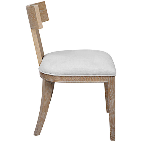 Idris Armless Chair, Natural - Hedi's Furniture