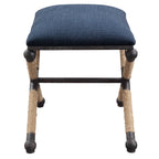 FIRTH SMALL BENCH, NAVY - Hedi's Furniture