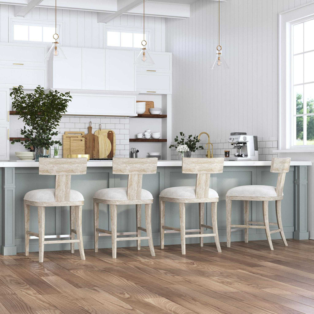DRIS COUNTER STOOL, WHITE - Hedi's Furniture