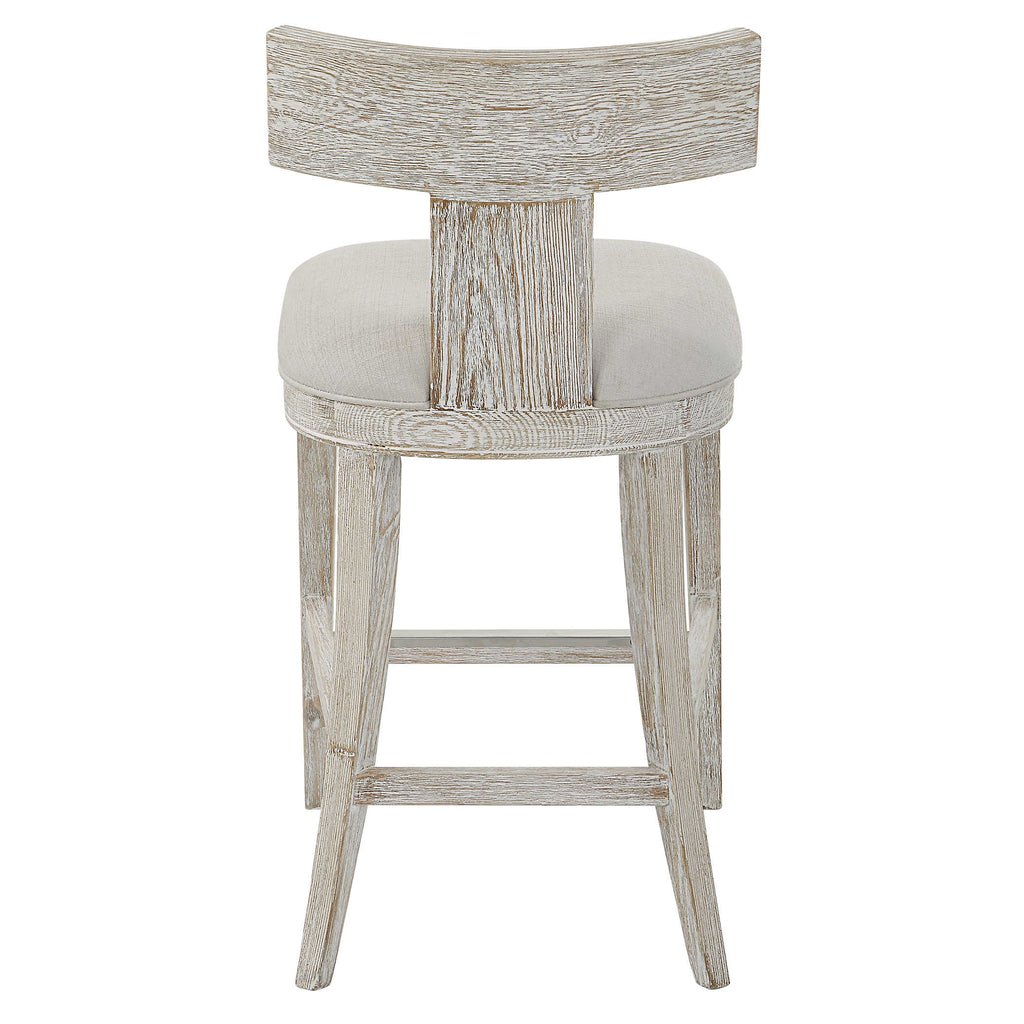 DRIS COUNTER STOOL, WHITE - Hedi's Furniture