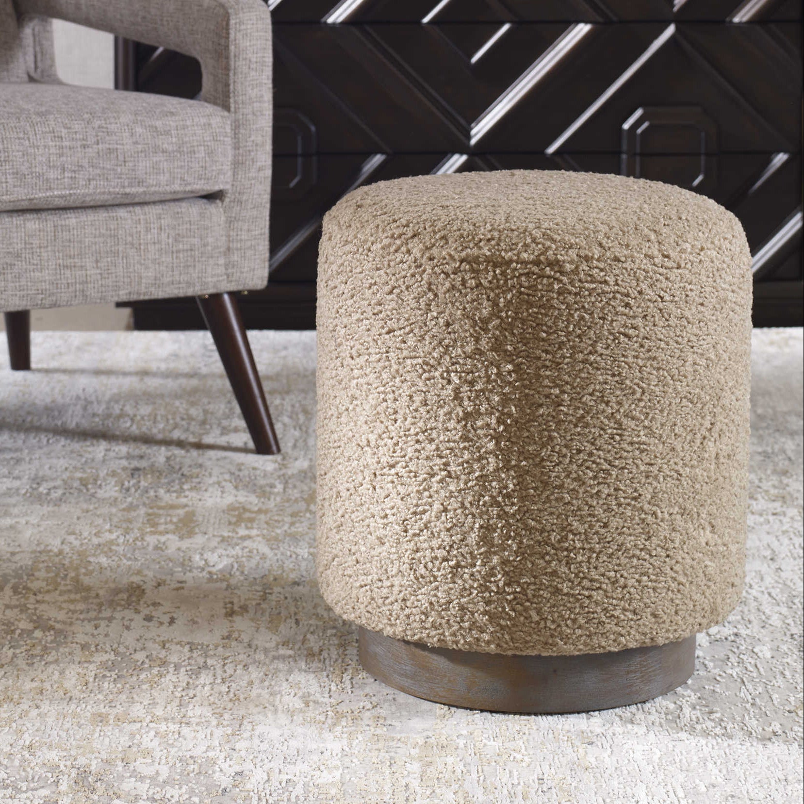AVILA OTTOMAN, LATTE - Hedi's Furniture
