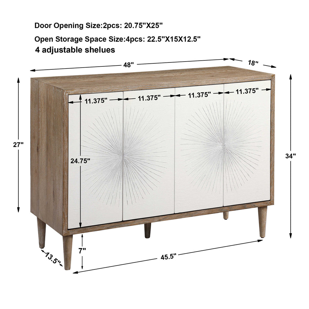 DANI 4 DOOR CABINET - Hedi's Furniture