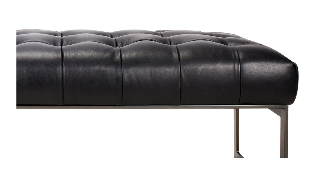 Wyatt Leather Bench - Hedi's Furniture