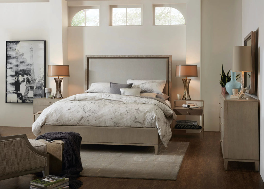 Elixir Queen Upholstered Bed - Hedi's Furniture