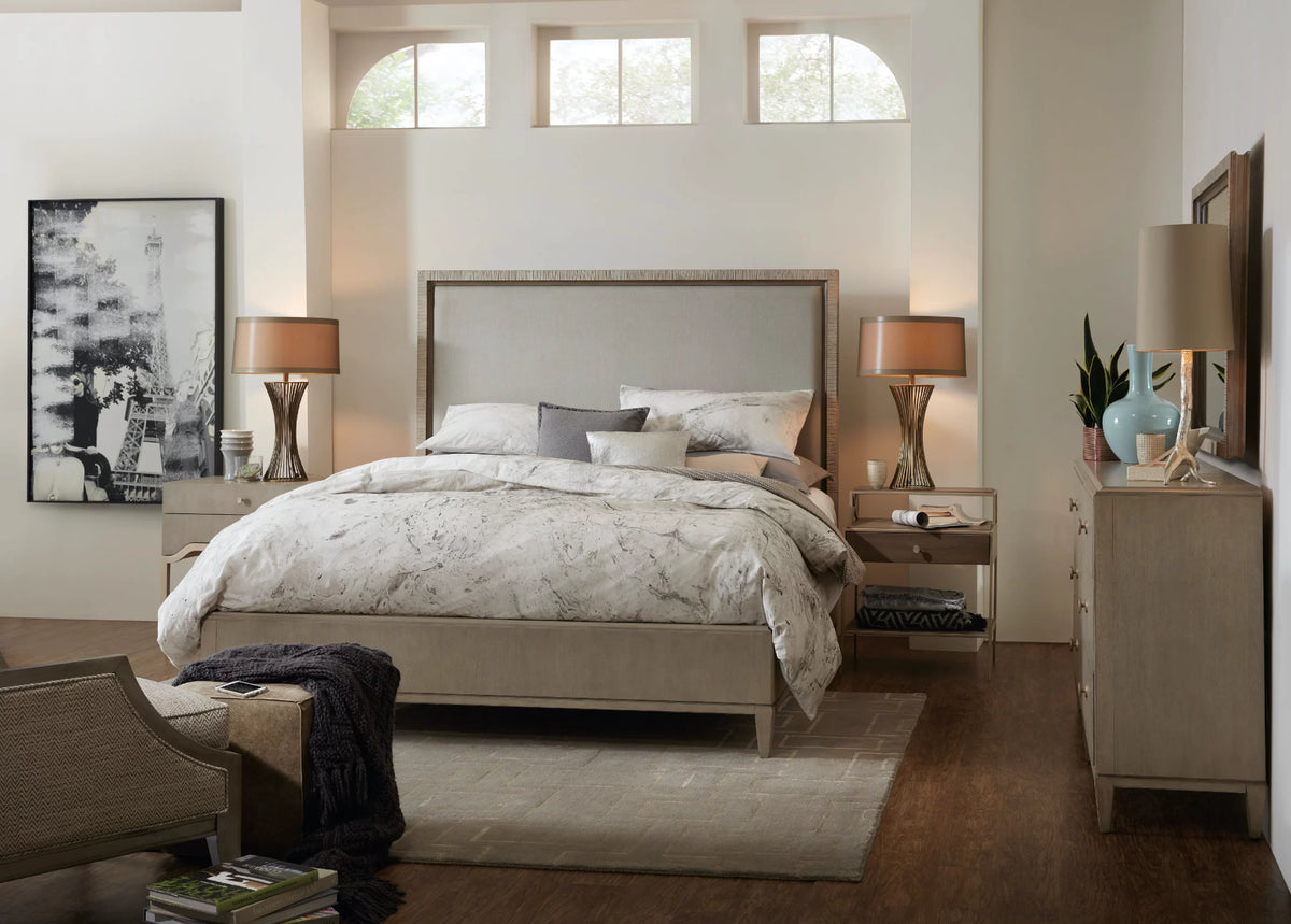 Elixir Queen Upholstered Bed - Hedi's Furniture